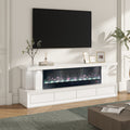 Meuble TV Cheminée Électrique Flamora