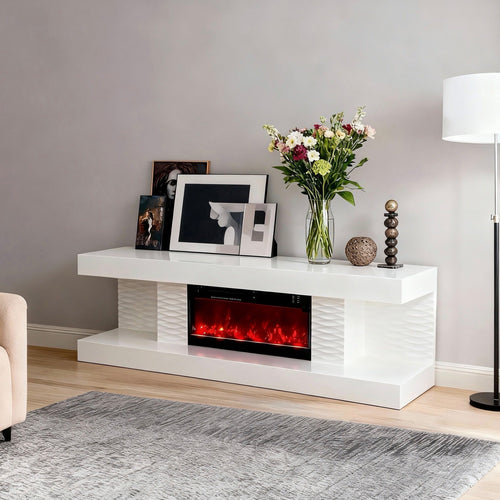 Meuble TV Cheminée Katty